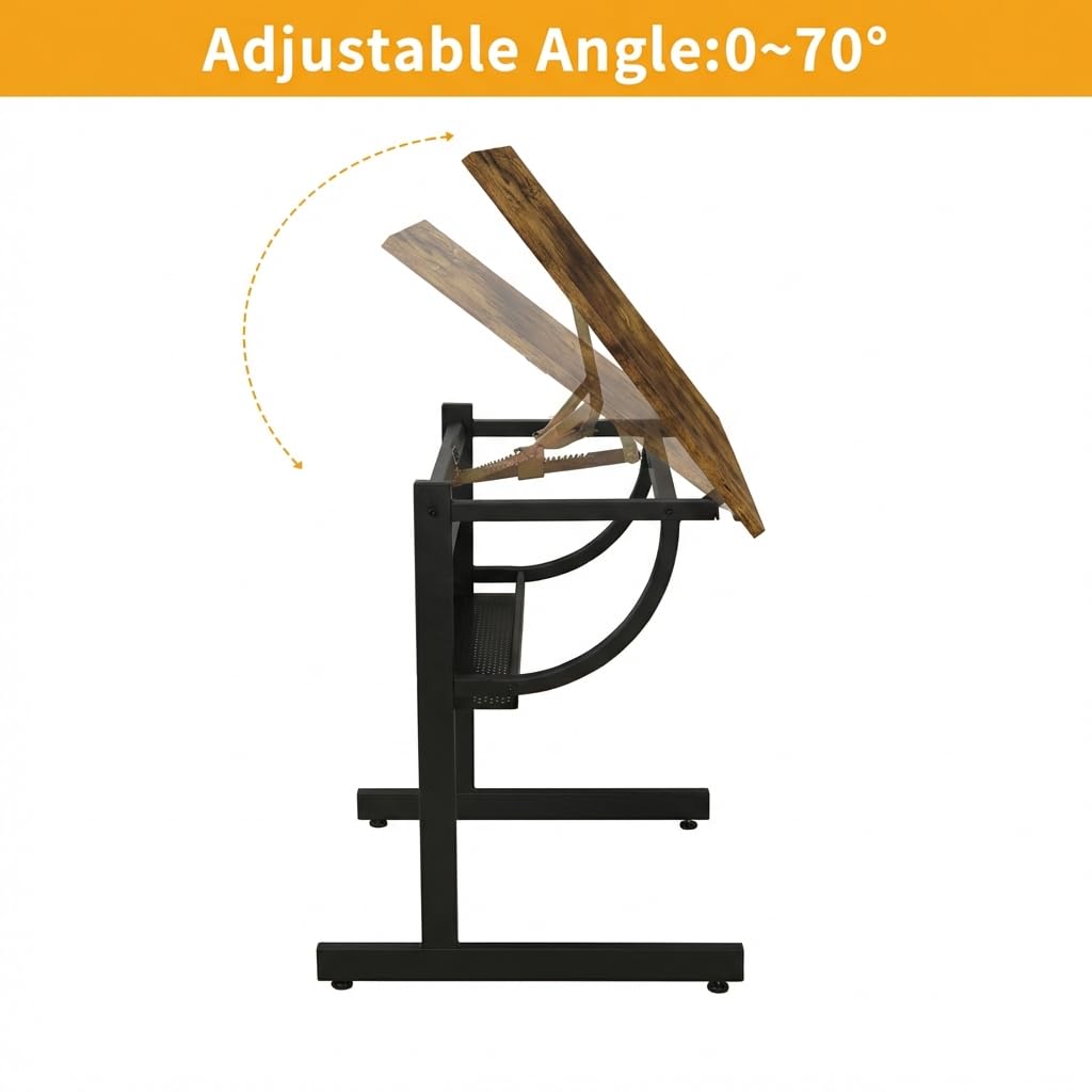 Adjustable Art Desk with Stora - مراجعة Art & Craft Paper Ideas وسعره
