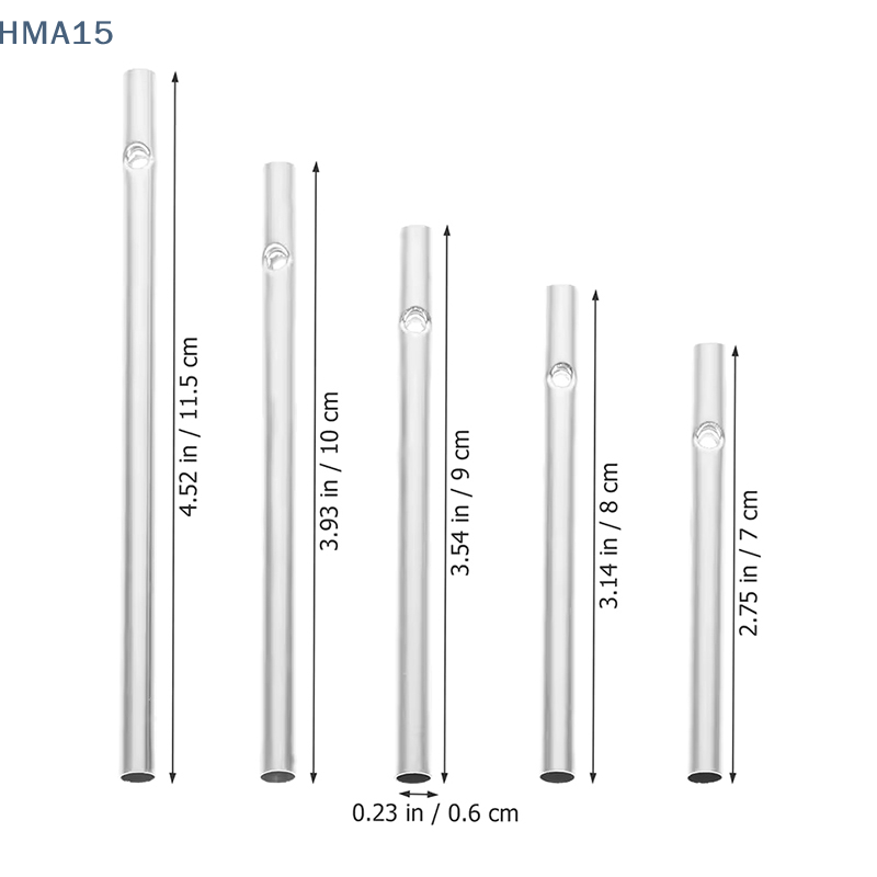 30Pcs Aluminum Tube DIY Wind C - مراجعة Art Craft Youtube وسعره