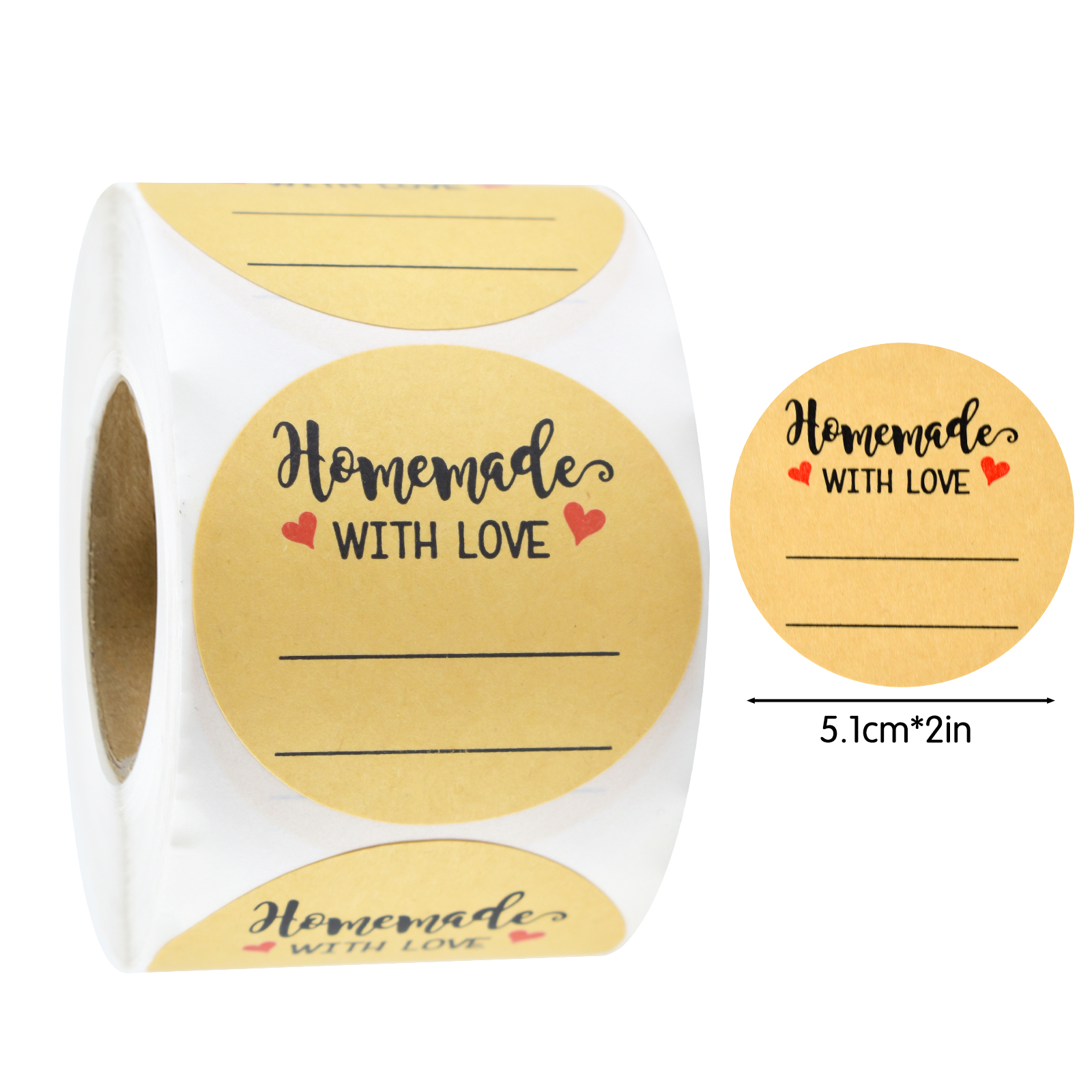 200Pcs 2-Inch Round Writable K - مراجعة Art Craft Handmade وسعره