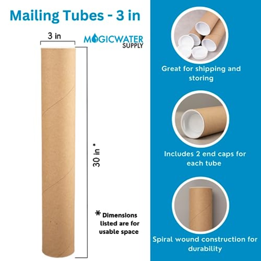 Mailing Tube - 3 in x 30 in -  - مراجعة Art Craft Youtube وسعره