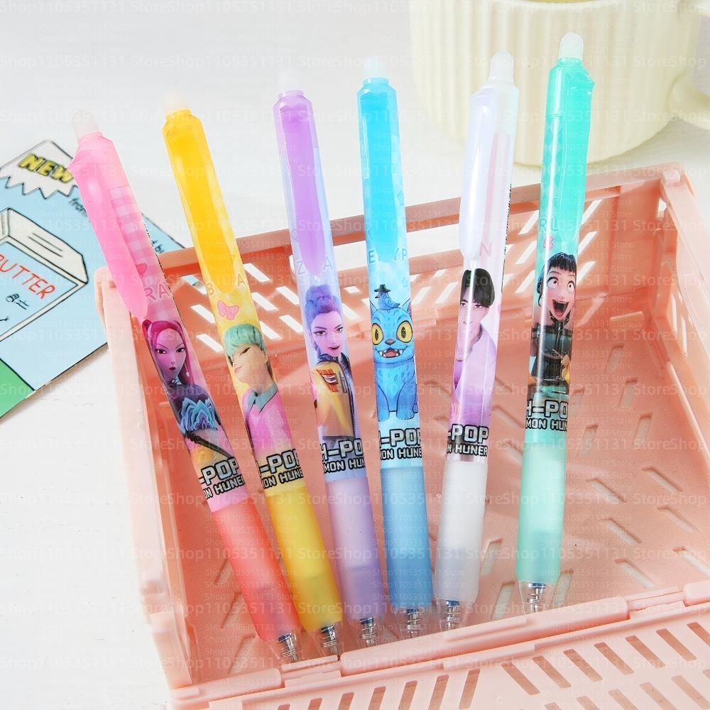 Anime Girl Group Erasable Pens - مراجعة Calligraphy Pen Set وسعره