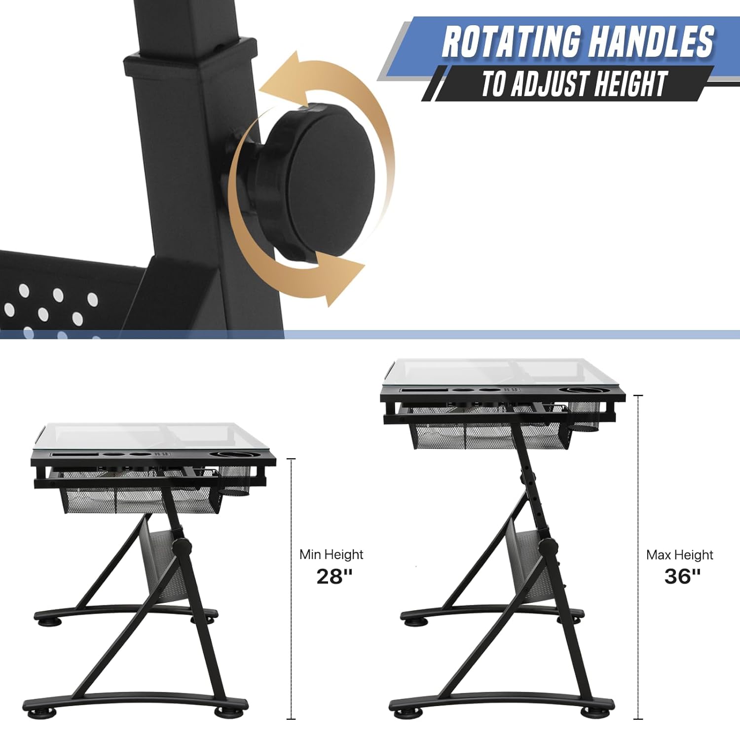 Drafting Table with Height Adj - مراجعة Art & Craft Paper Ideas وسعره