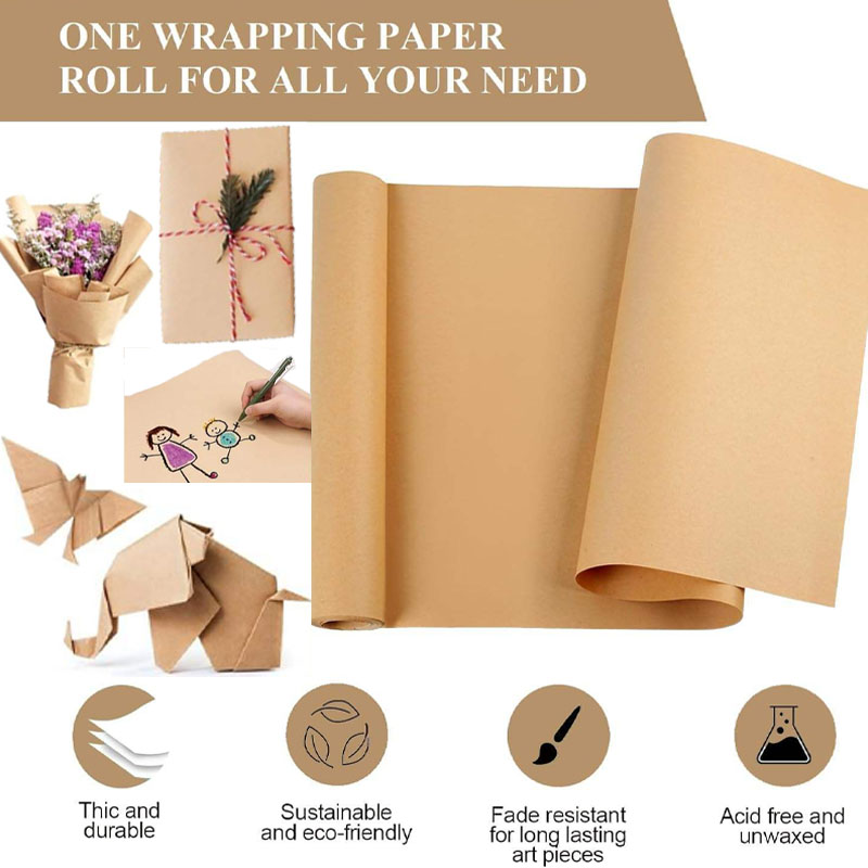 10M Brown Kraft Paper Ideal fo - مراجعة Art Craft Recycled Materials وسعره