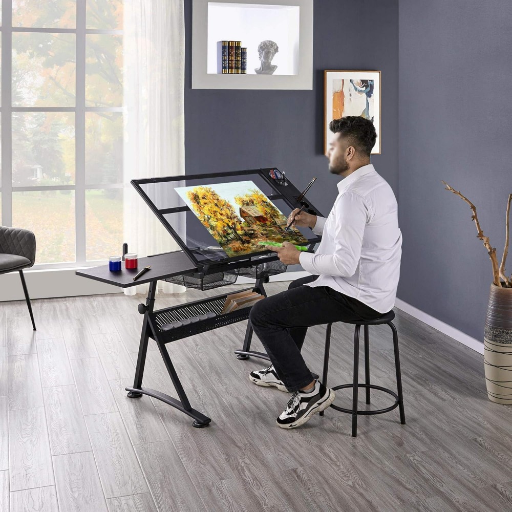 Height Adjustable Drafting Tab - مراجعة Art & Craft Paper Ideas وسعره