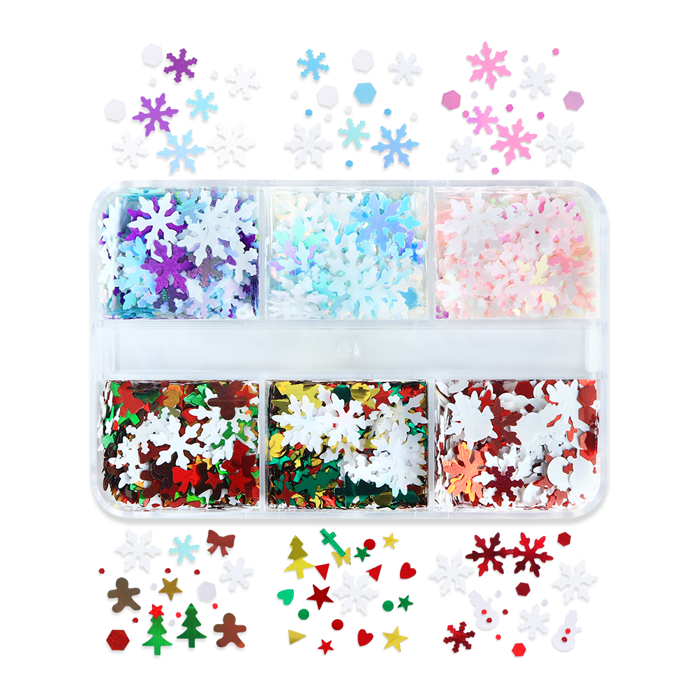 Christmas Mixed Color Snowflak - مراجعة Art Craft Christmas Tree وسعره