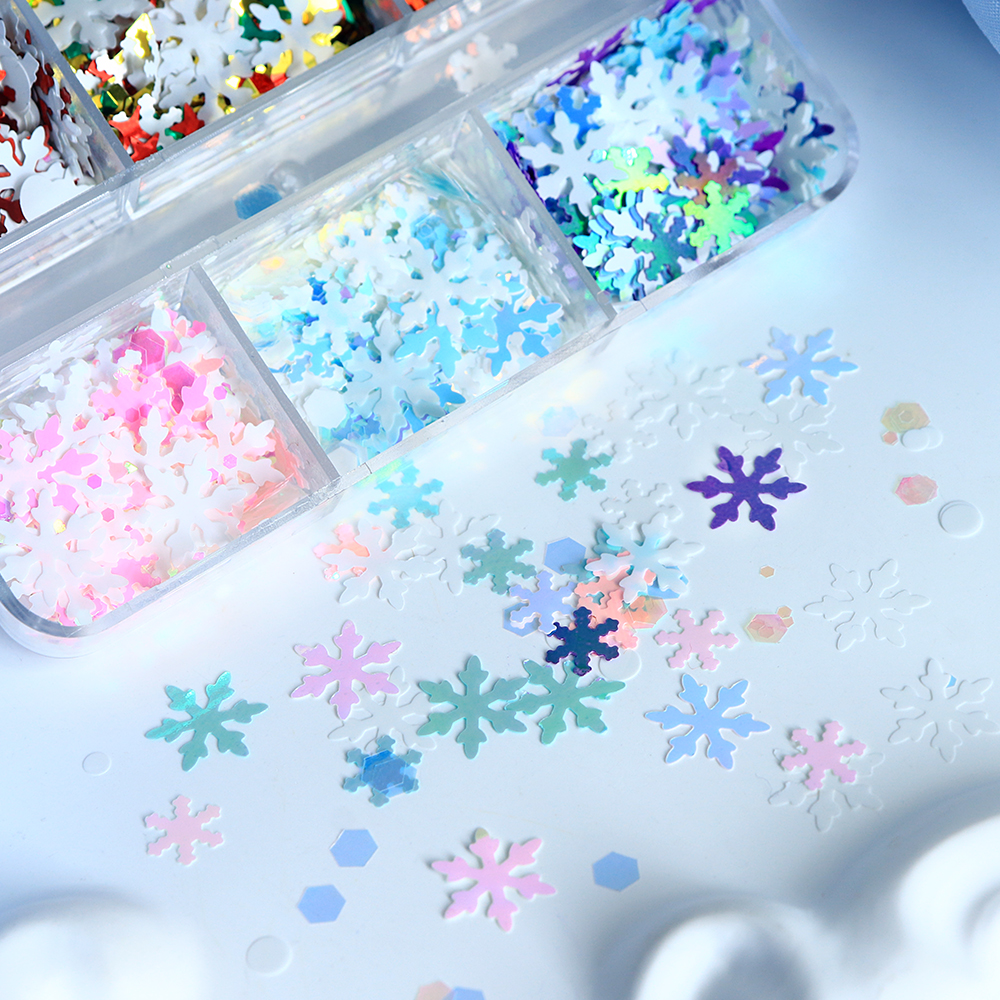 Christmas Mixed Color Snowflak - مراجعة Art Craft Christmas Tree وسعره