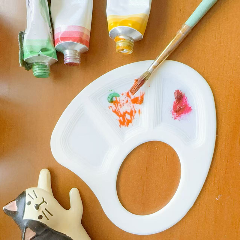 1/2pc Thumb Palette Ergonomic  - مراجعة Art Craft Class وسعره