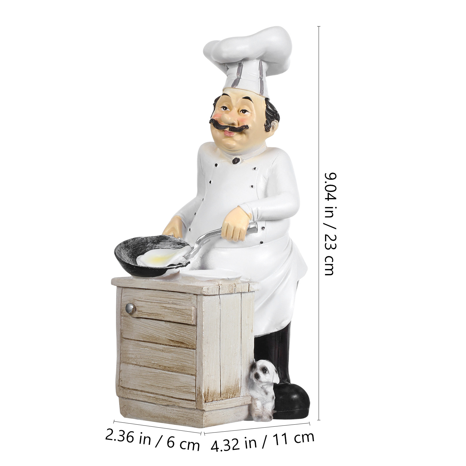 Cooks Resin Sculpture White De - مراجعة Art Craft Bakery وسعره