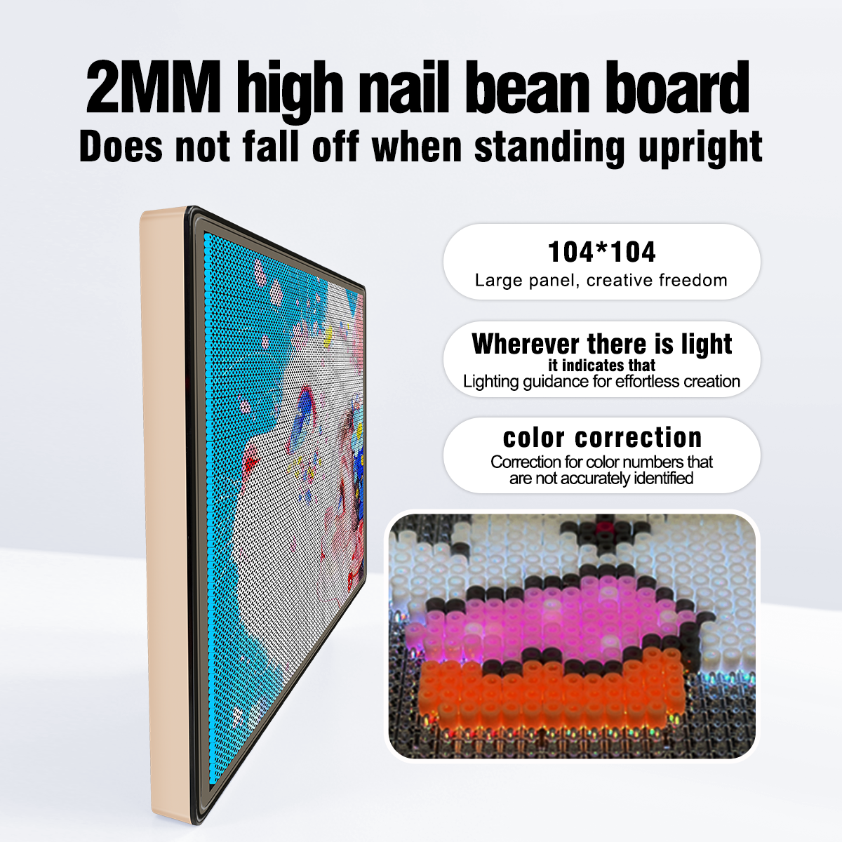 LED Fuse Beads Craft Pegboard  - مراجعة Art Crafting وسعره