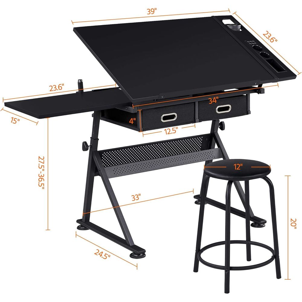 Drafting Table for Artists, He - مراجعة Art & Craft Paper Ideas وسعره