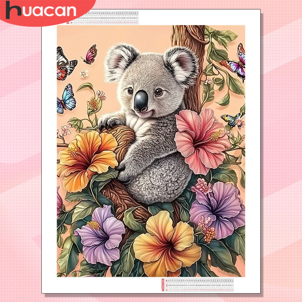 HUACAN Diamond Art Koala Anima - مراجعة Art Craft Hobbies وسعره