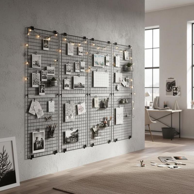 3 Packs Grid Wall Panels, 2 x  - مراجعة Art Craft Display وسعره