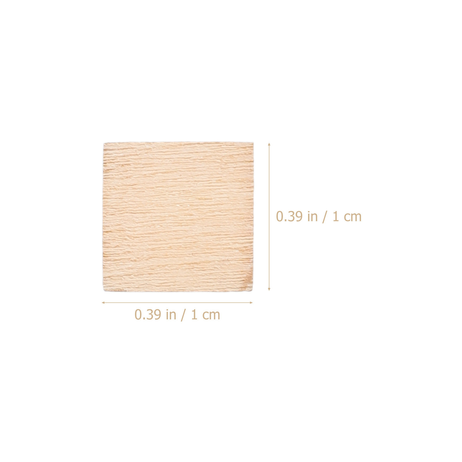 100Pcs 10Mm Square Wood Slices - مراجعة Art Craft Class وسعره