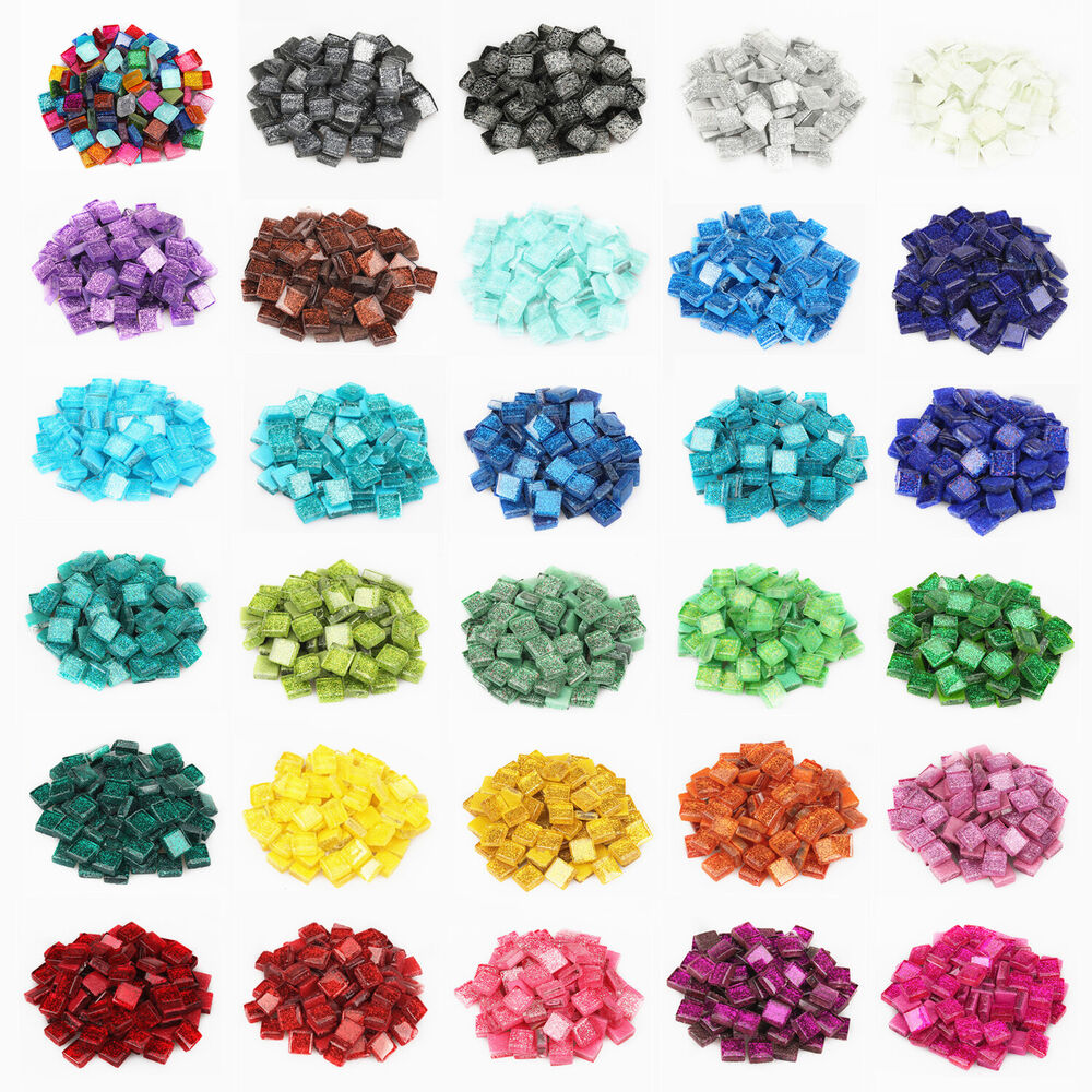 100g Glitter Glass Mosaic Tile - مراجعة Art Craft Hobbies وسعره
