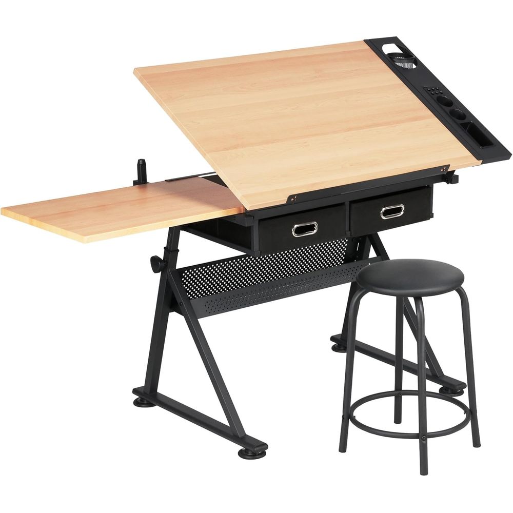 Height Adjustable Drating Tabl - مراجعة Art & Craft Paper Ideas وسعره