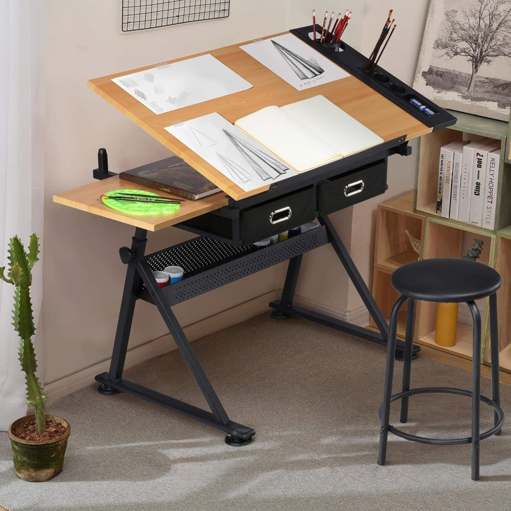Height Adjustable Drating Tabl - مراجعة Art & Craft Paper Ideas وسعره