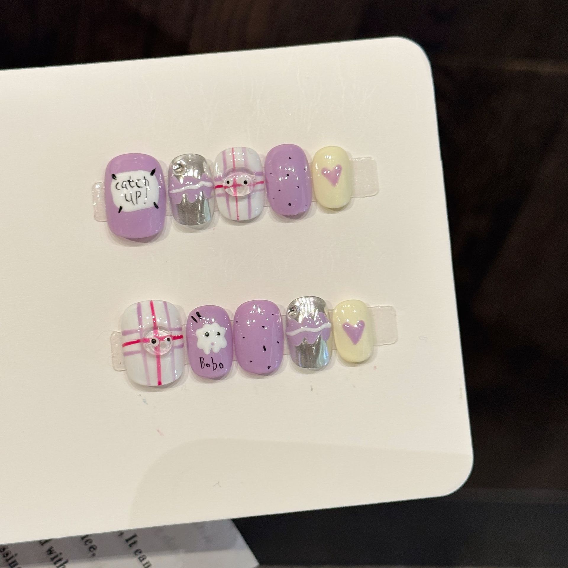 10pcs Handmade Pressed Short R - مراجعة Art Craft Handmade وسعره