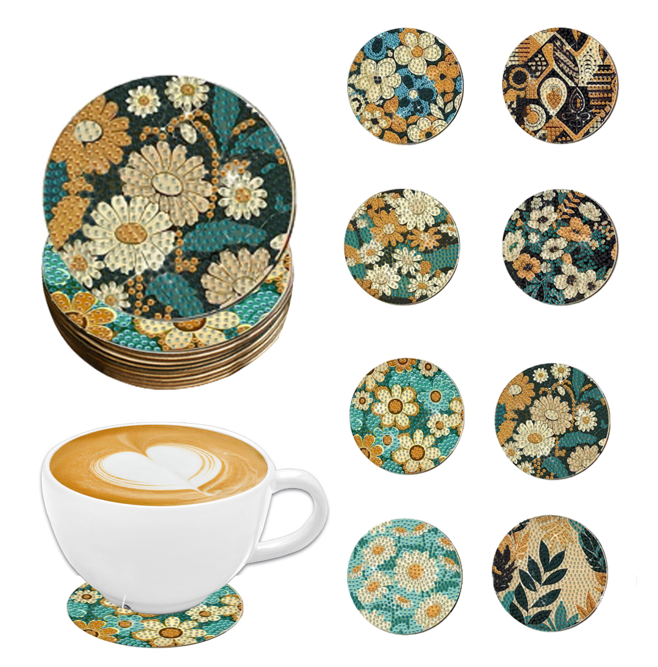 8 pieces DIY diamond Painting  - مراجعة Craft Art Set وسعره