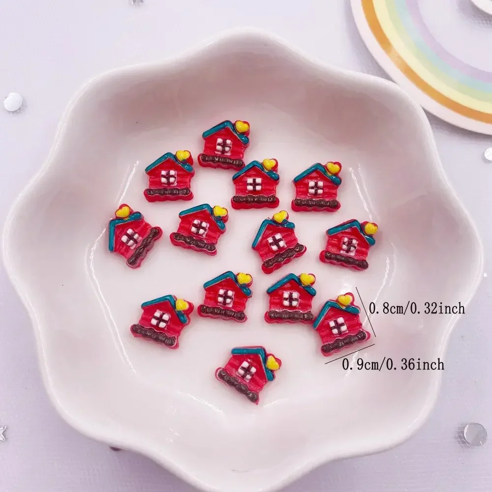 50pcs Resin Mini Colorful Chri - مراجعة Art Craft Christmas Tree وسعره