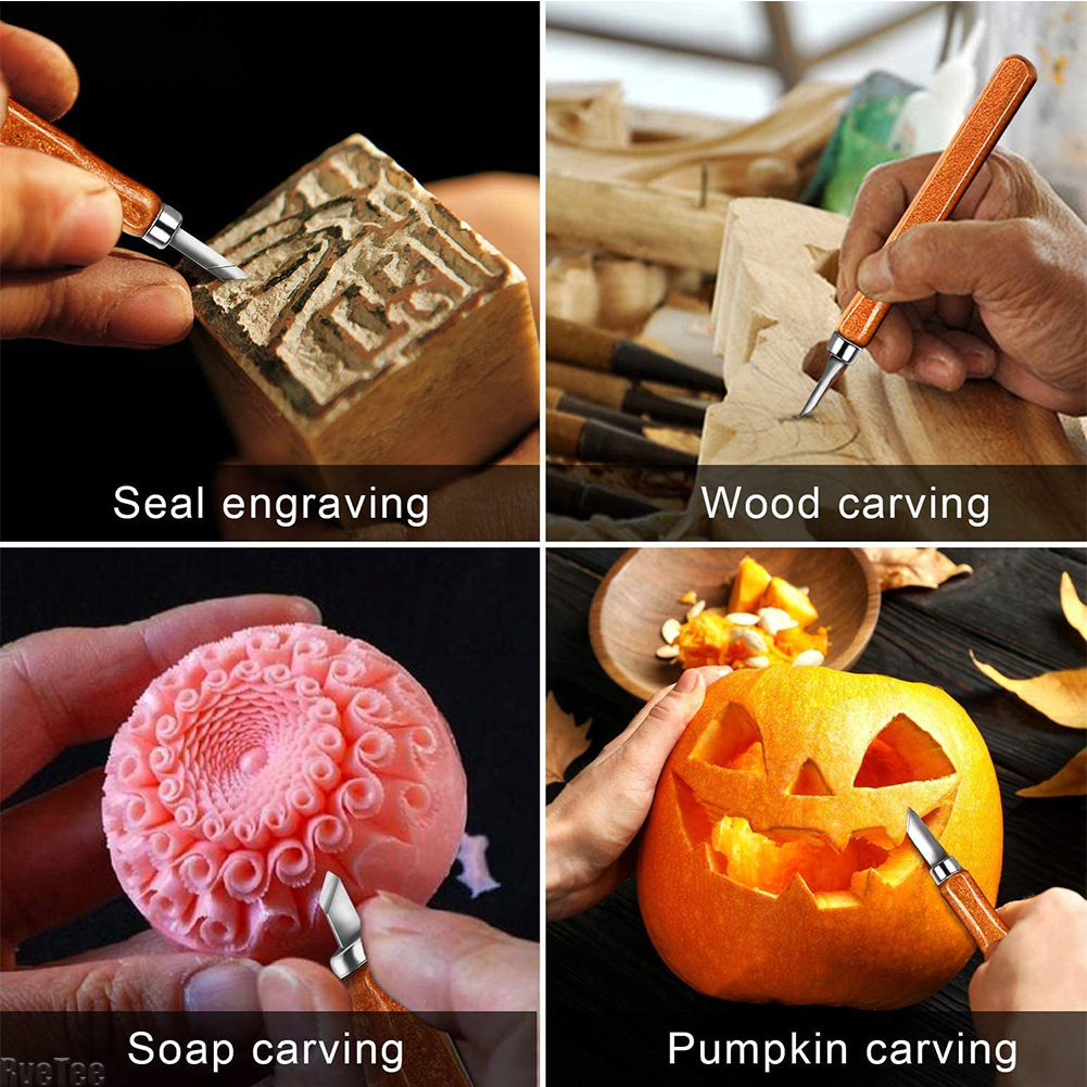 12Pcs SK2 Woodworking Carving  - مراجعة Craft Art Set وسعره