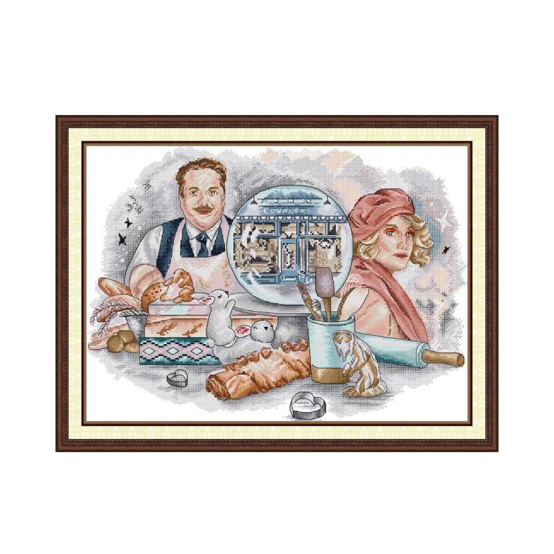 Bakeries Cross Stitch Kits Art - مراجعة Art Craft Bakery وسعره