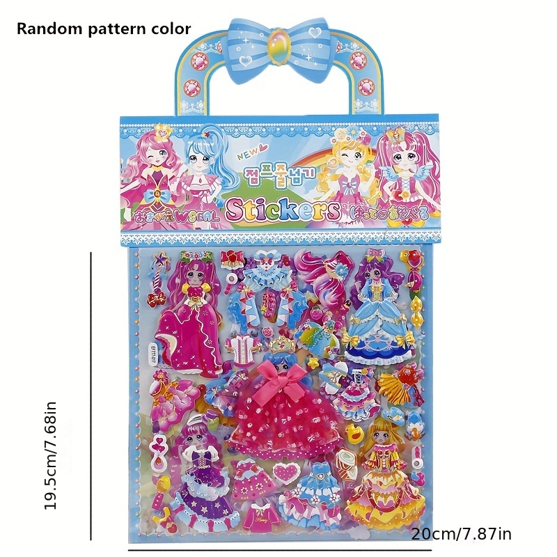 Princess Dress Up Puffy Sticke - مراجعة Art Craft Toddler وسعره