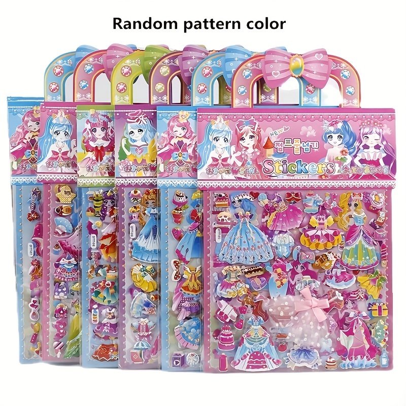 Princess Dress Up Puffy Sticke - مراجعة Art Craft Toddler وسعره