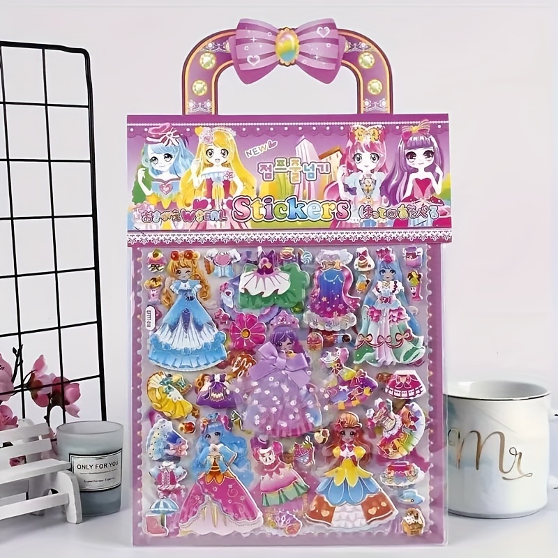 Princess Dress Up Puffy Sticke - مراجعة Art Craft Toddler وسعره