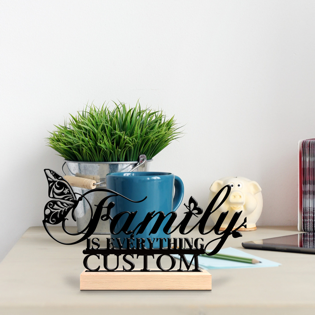 1pc butterfly flower Custom Te - مراجعة Art Crafting وسعره